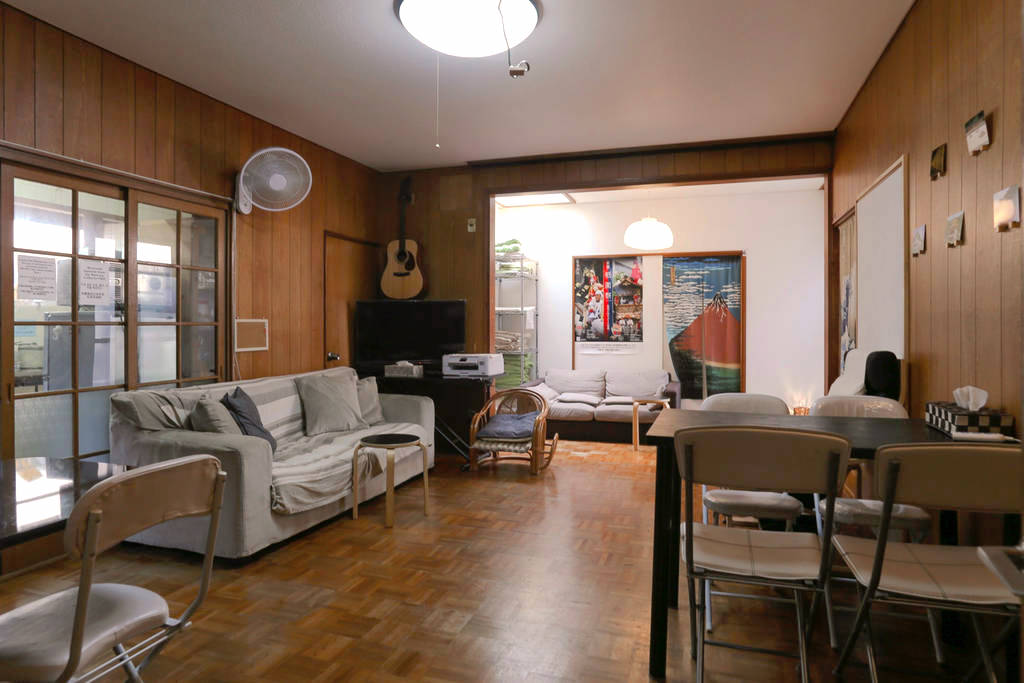 The common room in Ginkakuji House